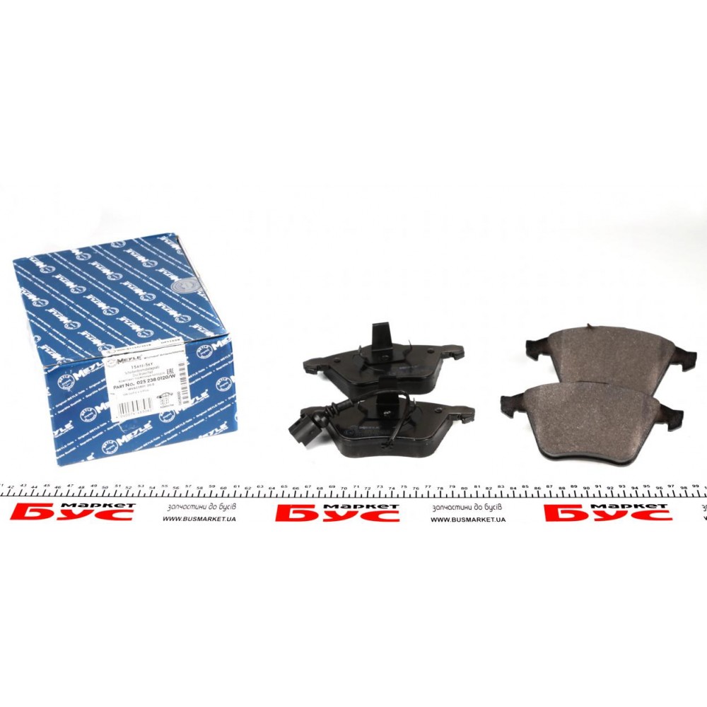 Колодки гальмівні (передні) Audi A3/Seat Leon/Skoda SuperB/VW Golf/Passat 03-15