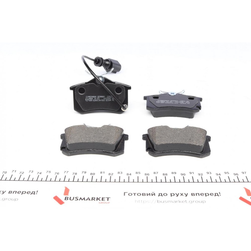 Колодки гальмівні (задні) VW Polo 01-/Skoda Fabia 99-08/Seat Cordoba/Ibiza 02-09(Lucas)(з датчиком)