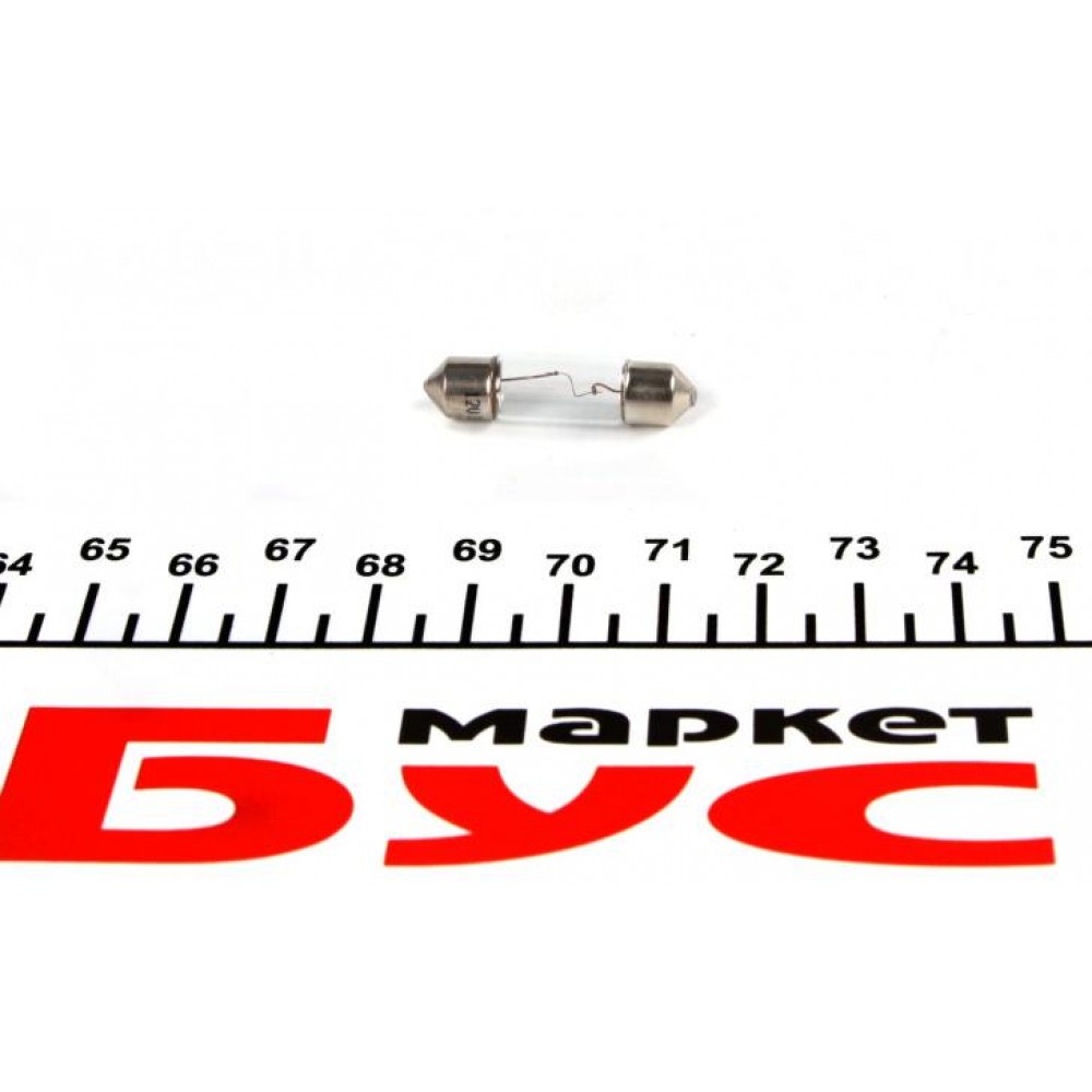 Автолампа C3W 12V 3W SV7-8 (S7d) (пальчик 8x31mm)