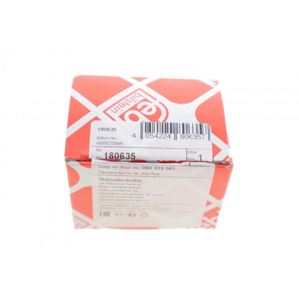 Датчик тиску оливи VW Golf VI/Seat Leon 2.0TFSi/GTi 07-13 (2.4 bar)
