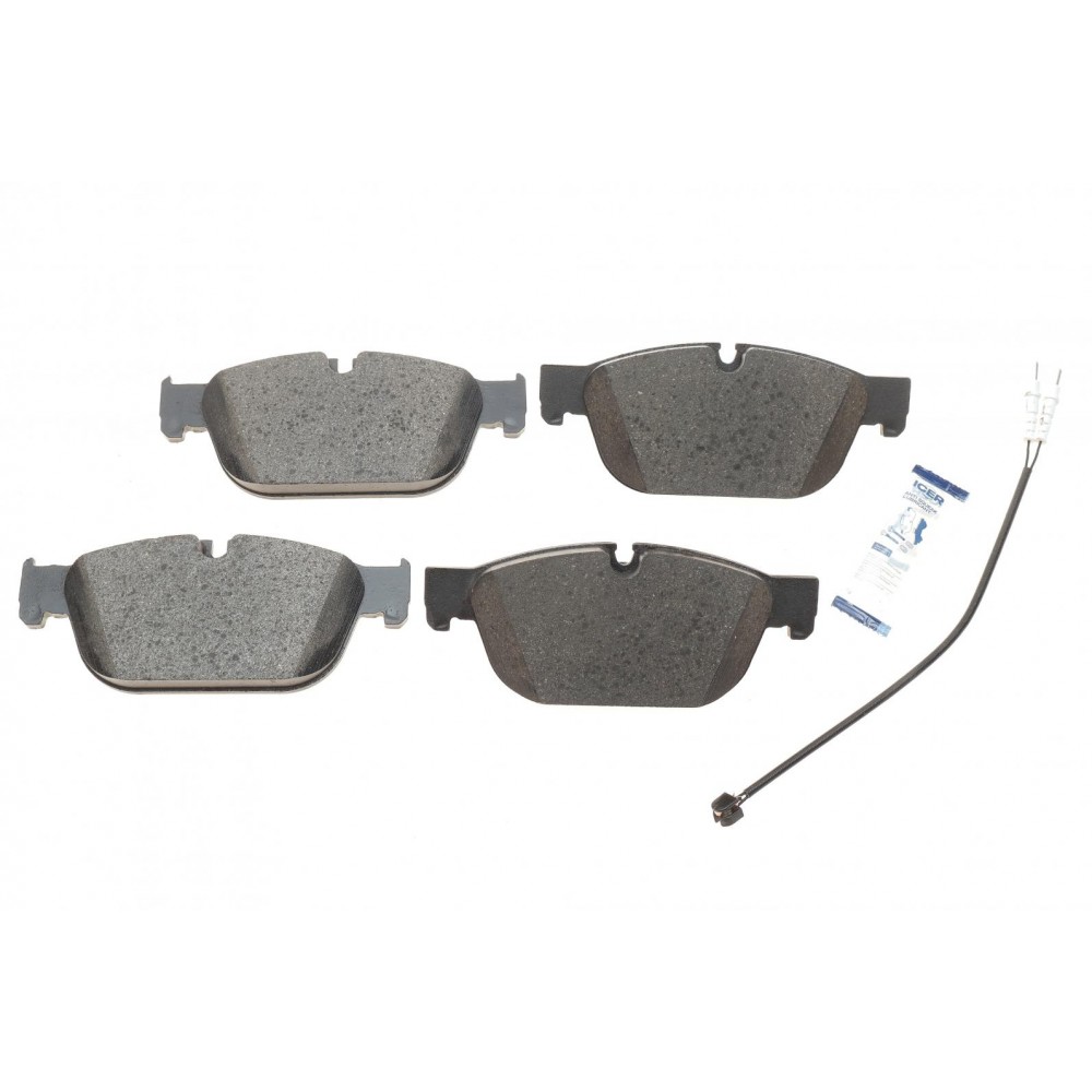 Колодки гальмівні (передні) Citroen C4/C5/C6/Peugeot 308/407/508 09- (+датчик)