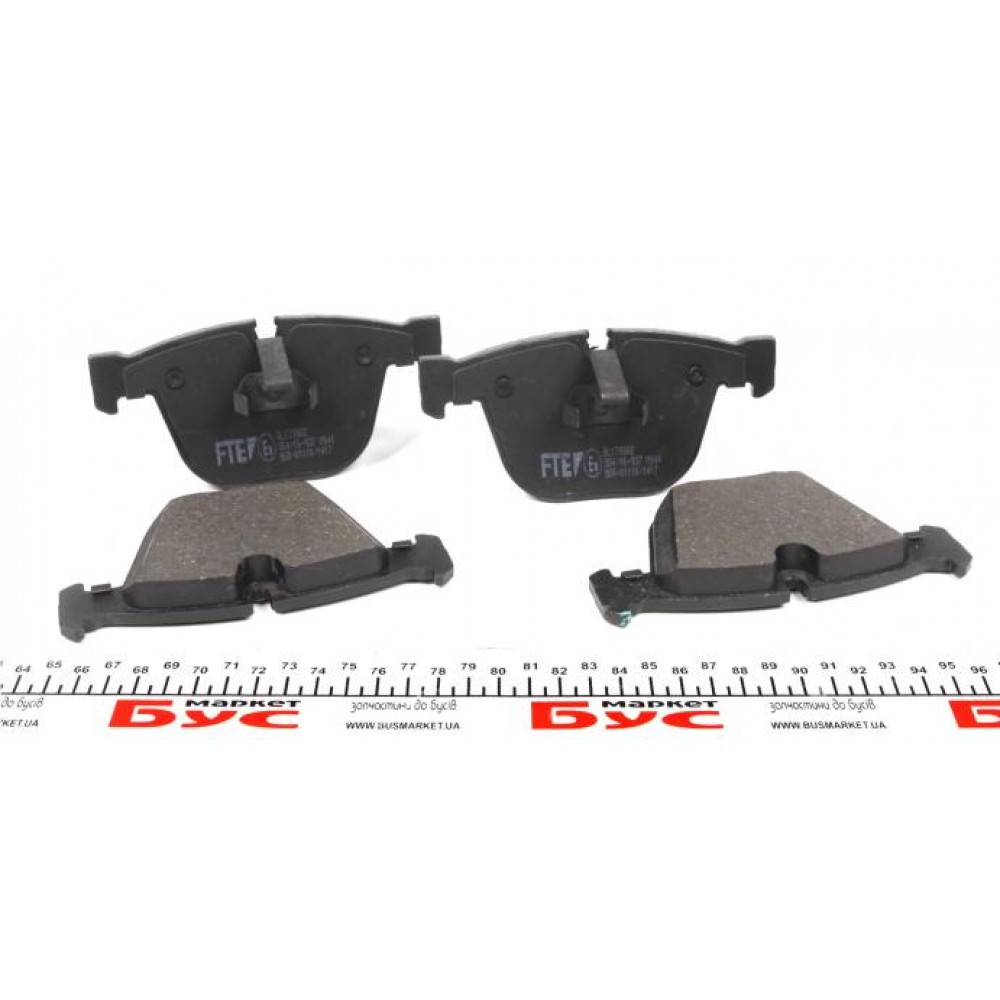 Колодки гальмівні (задні) BMW 5 (E60/65)/X5 (E70/F15)/X6 (E71/E72) 3.0-4.4 08-