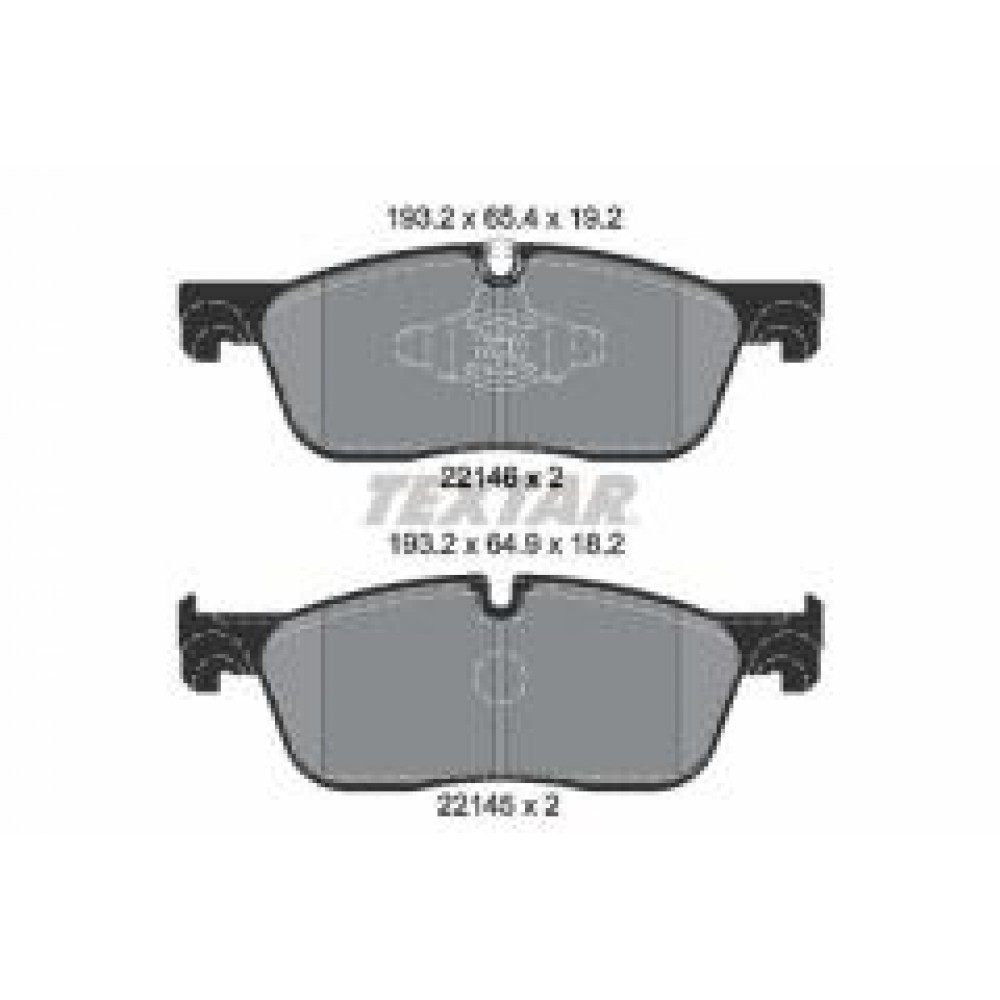 Колодки гальмівні (передні) Land Rover Discovery/Range Rover 2.0D 11- (Teves) Q+