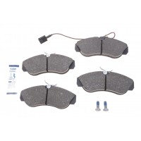 Колодки гальмівні (передні) Fiat Ducato/Citroen Jumper/Peugeot Boxer 94-02 (+датчики L=300mm)