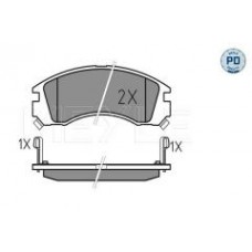 Колодки гальмівні (передні) Mitsubishi Outlander/Lancer/Pajero 90-