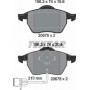 Колодки гальмівні (передні) Audi 100 91-94/A6 94-97 (Teves) Q+ (з датчиками)