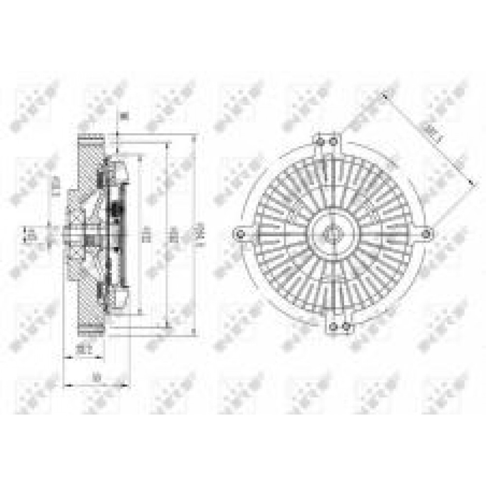 Муфта вентилятора MB S-class (W140) 91-