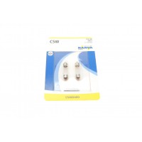 Автолампа C5W 12V 5W SV8.5 (11x35mm) (блістер/к-кт 2шт)