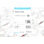 Фільтр салону SsangYong Musso/Rexton 2.0/2.2D 18- (вугільний)