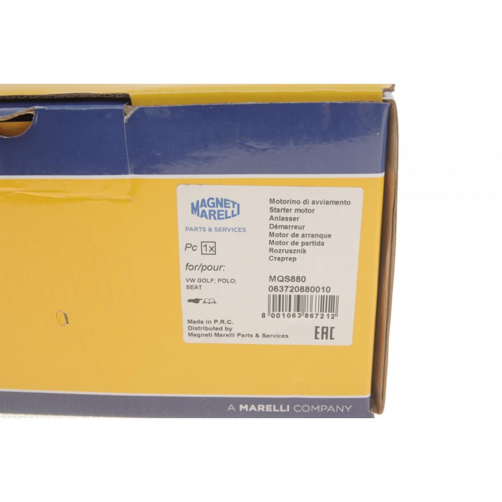 Стартер VW Inca 1.4/1.6 95-03 (1.1 kw) (z=9)
