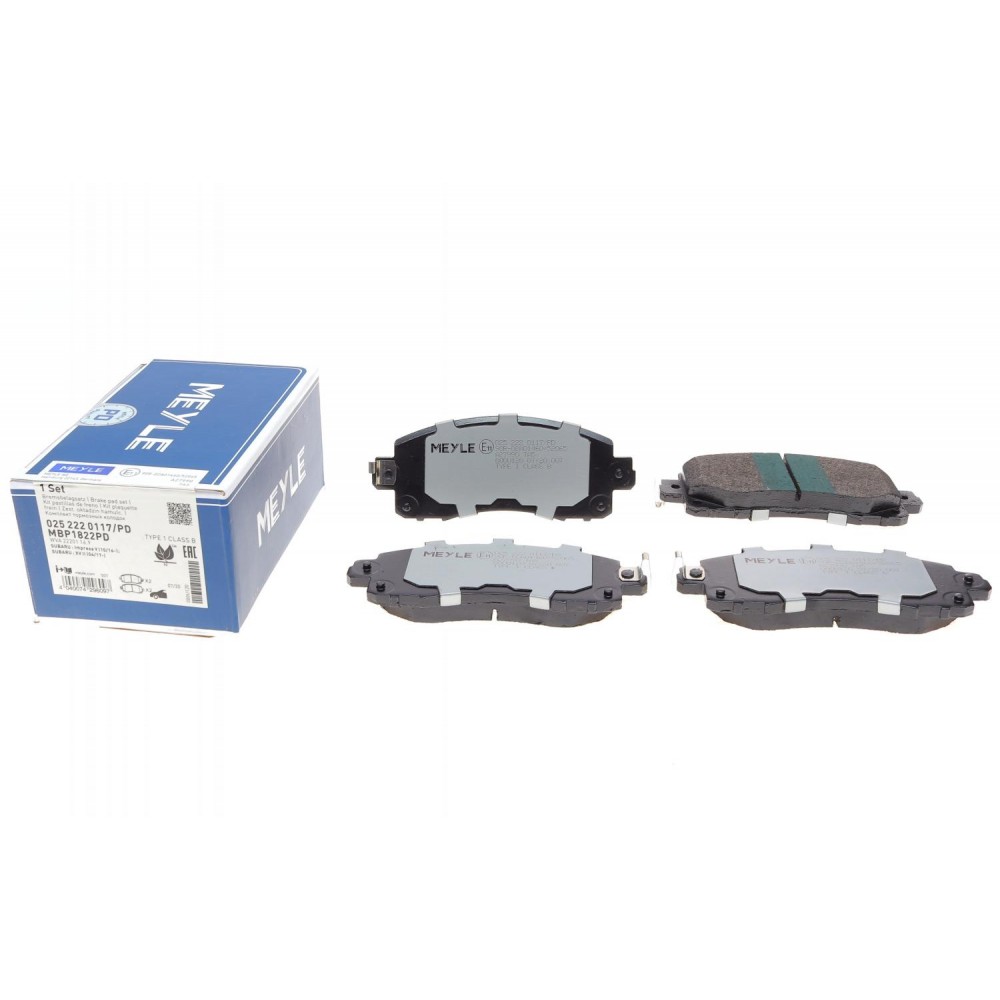 Колодки гальмівні (передні) Subaru Impreza 2.0 i 16-/XV 1.6-2.0 i 17-