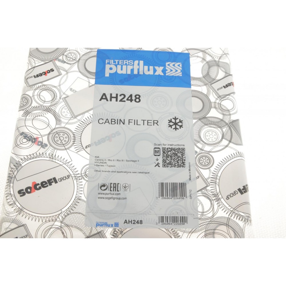 Фільтр салону Hyundai Tucson 04-10/i40 11-/ix35 09-/KIA Rio 05-/Sportage 94-