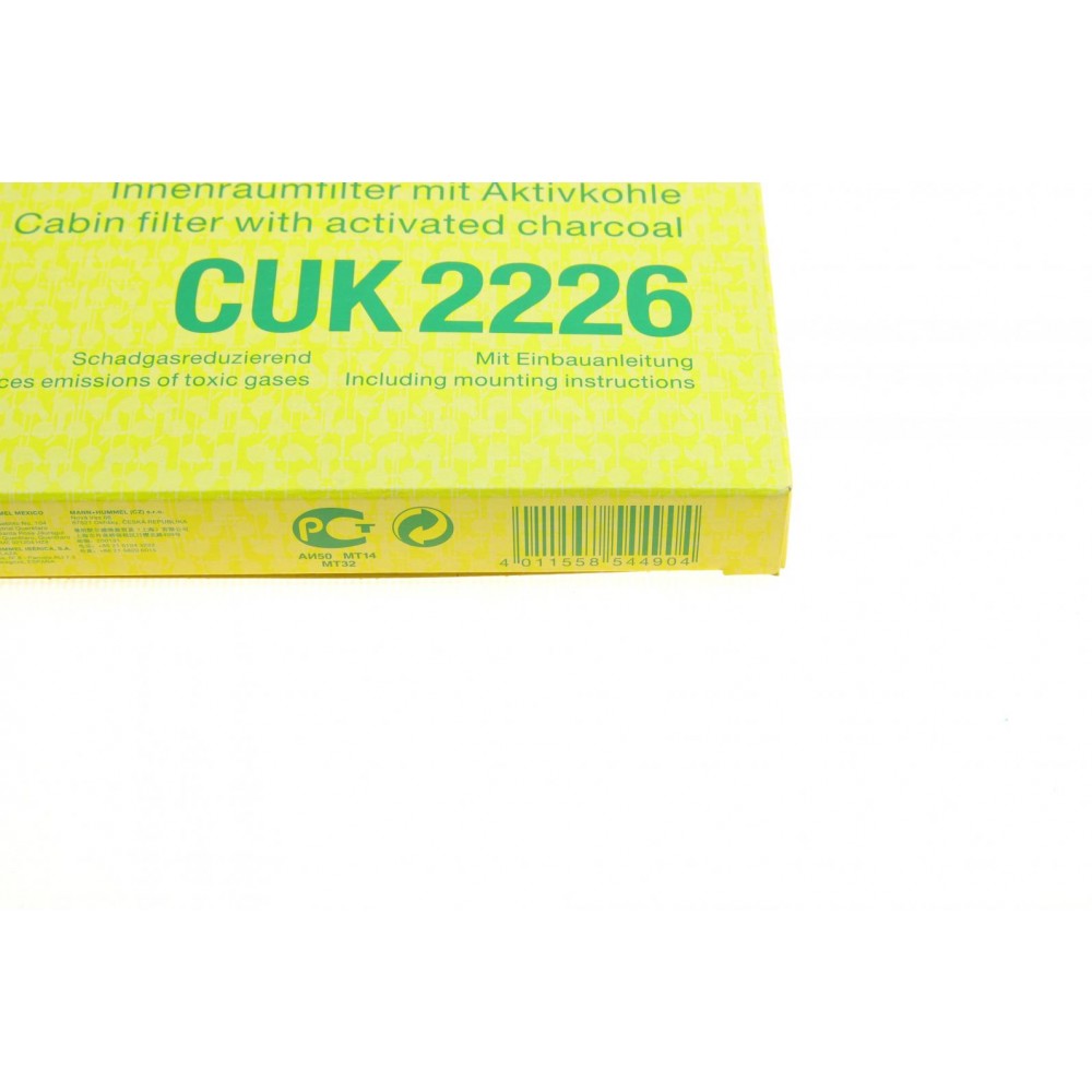Фільтр салону Toyota Camry 01-05/Lexus ES/GX 01-09/RX 09-/Great Wall Hover M4 13- (вугільний)