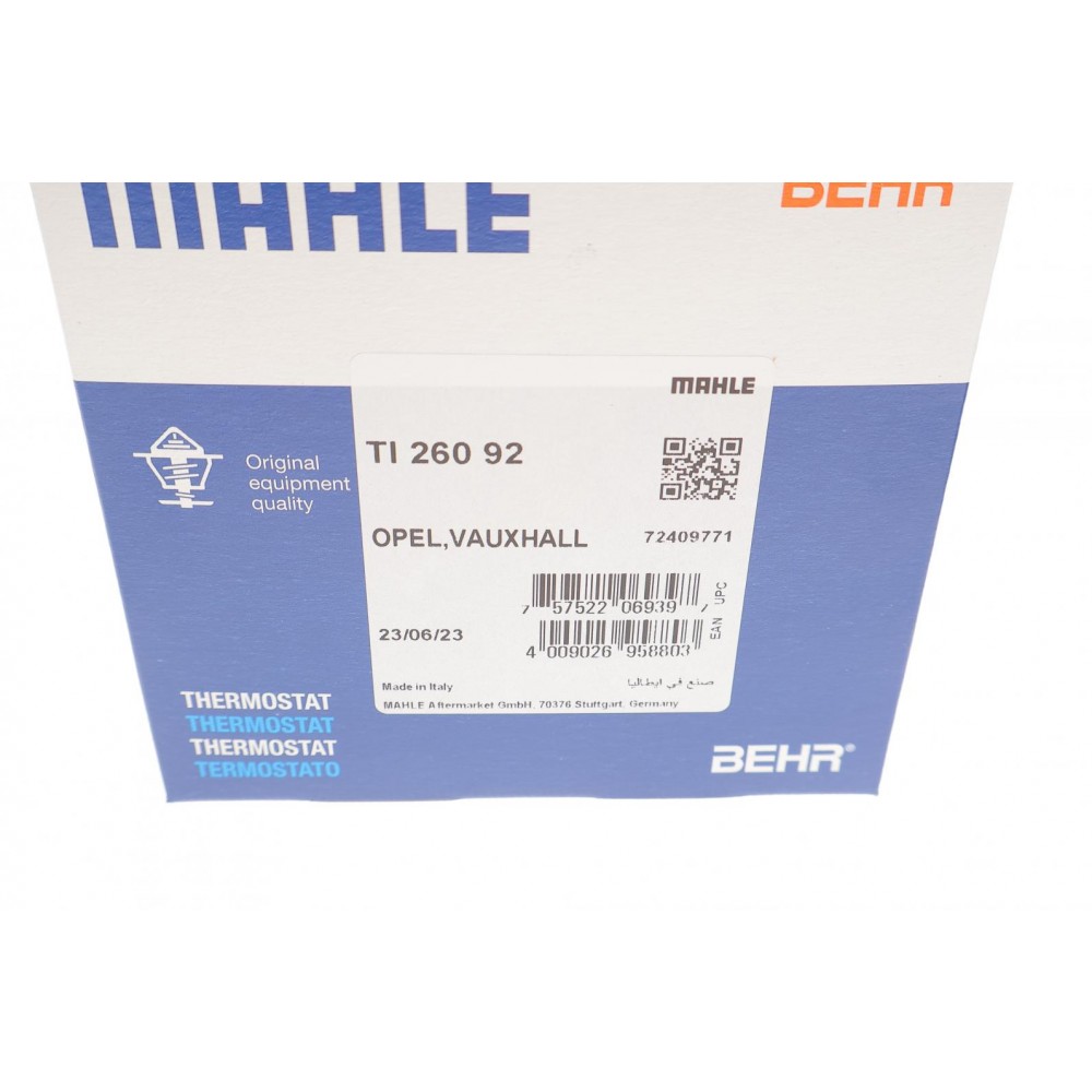 Термостат Opel Astra H 07-10/Insіgnіa A 08-17/Zafіra B 09-15 1.6