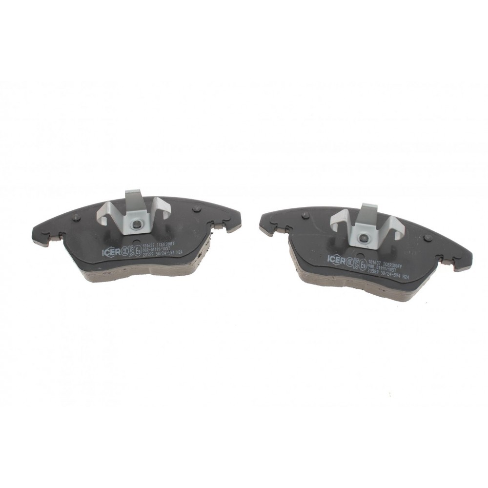 Колодки гальмівні (передні) Citroen C4 04-11/Peugeot 207/308 07-14/208 12-/307 03-09/3008 09-16