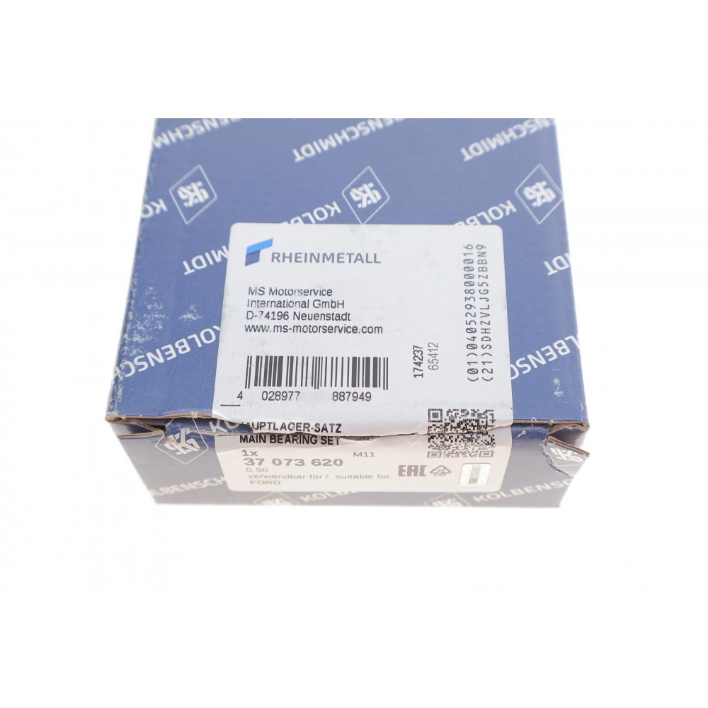 Вкладиші корінні Ford Transit/Mondeo III/Focus 1.8/2.0 98-15 (+0.50)