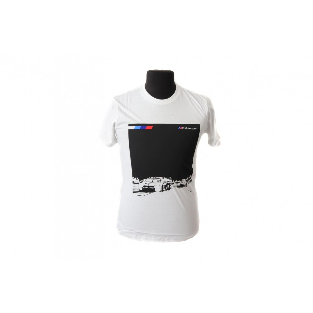 Футболка чоловіча BMW M Motorsport (S) (біла)