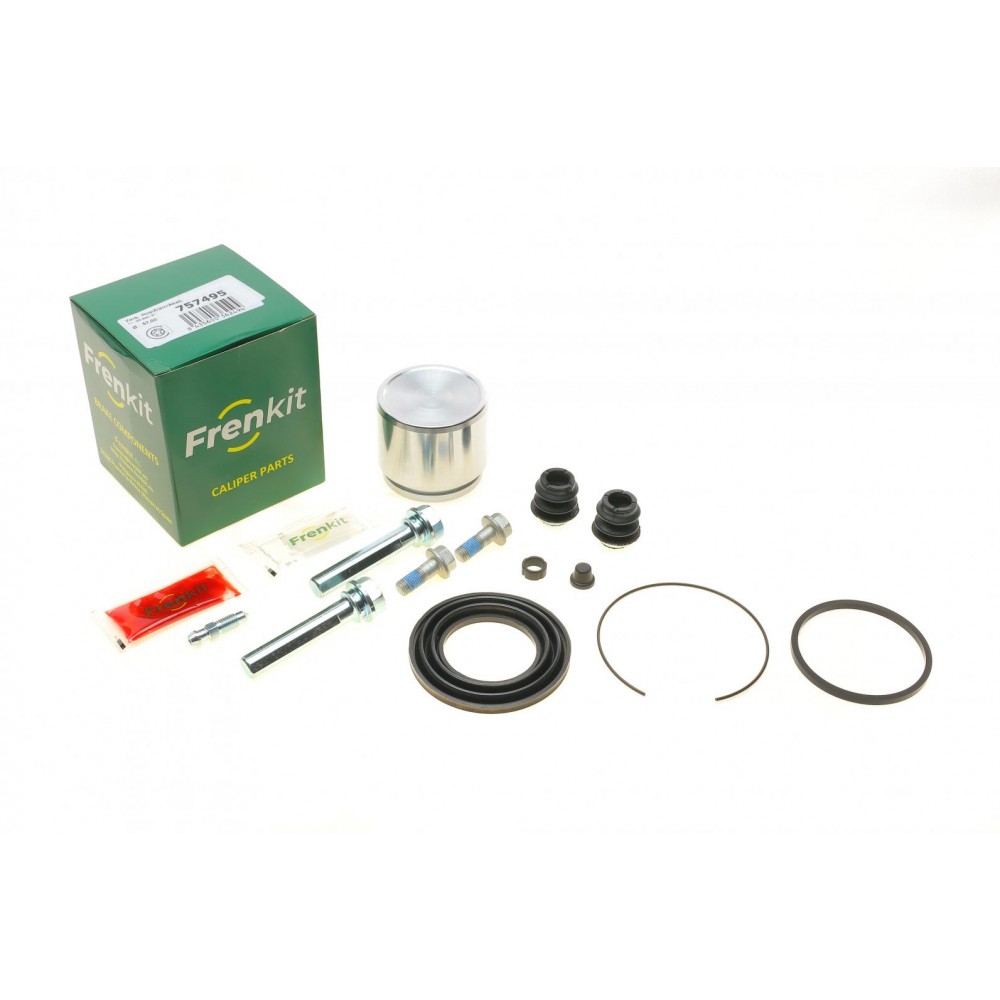 Ремкомплект супорта (переднього) Toyota Corolla 02-07 (d=57mm)(Akebono)(+ поршен/направляюча)
