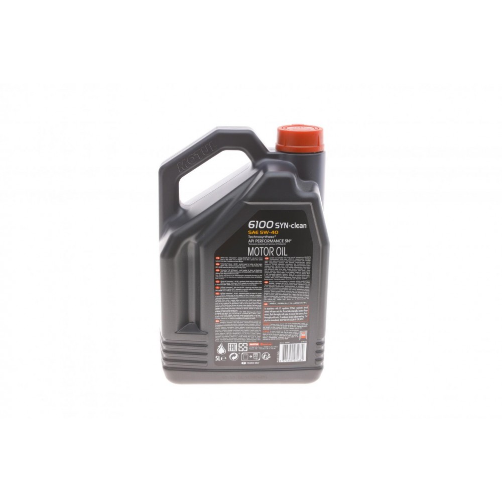 Олива 5W40 6100 SYN-clean (5L) (BMW LL-04/GM-OPEL dexos2TM/MB 229.51/VW 505 00/505 01) (107943)