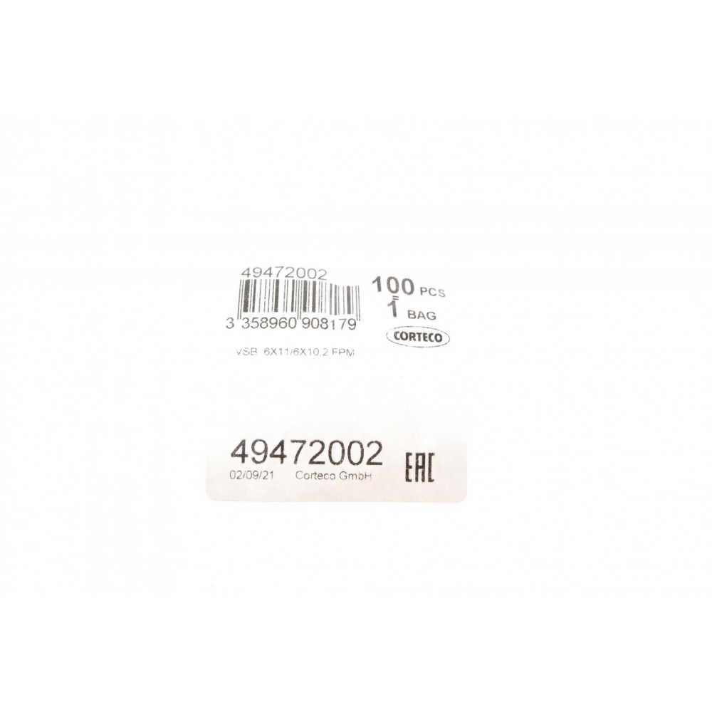 Сальник клапана (впуск/випуск) Mitsubishi Carisma/Galant/Lancer/Outlander 1.6/1.8/2.0/2.4 03-