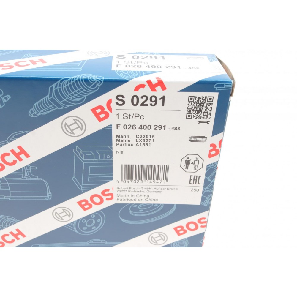 Фільтр повітряний Kia Picanto 1.0/1.2 11-/ Hyundai I10 1.0 11-17