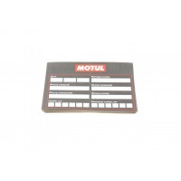 Наклейка для заміни оливи MOTUL (к-кт 25шт)