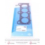 Прокладка ГБЦ Hyundai Accent 1.5i 95-00 (металл) (G4ER)
