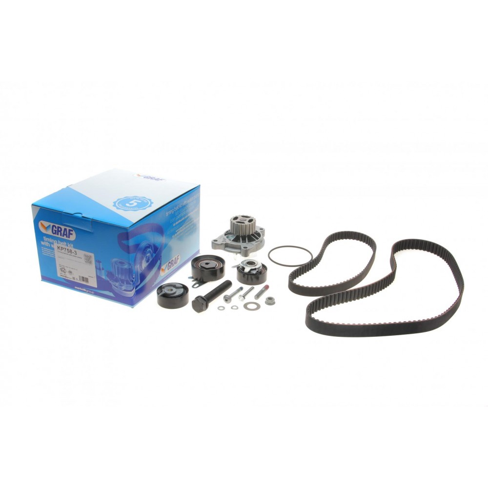 Комплект ГРМ + ТНВД + помпа VW LT 2.5SDI/VW T4/Volvo S70/S80/V70 2.5TDI 96-06 (122x26.5 / 81x21) (PA758)
