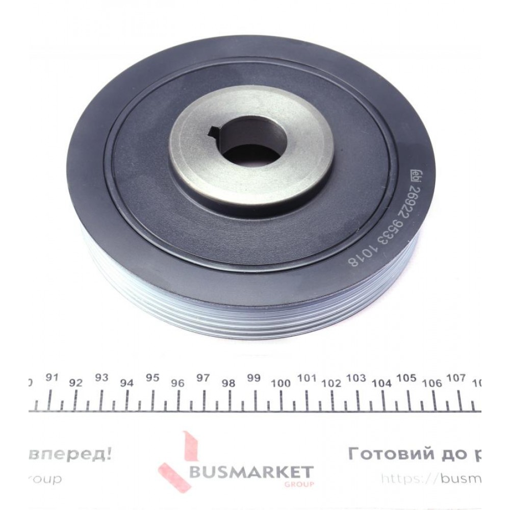 Шків колінвалу Citroen/Fiat/Peugeot 1.9D/2.0HDi (6PK)