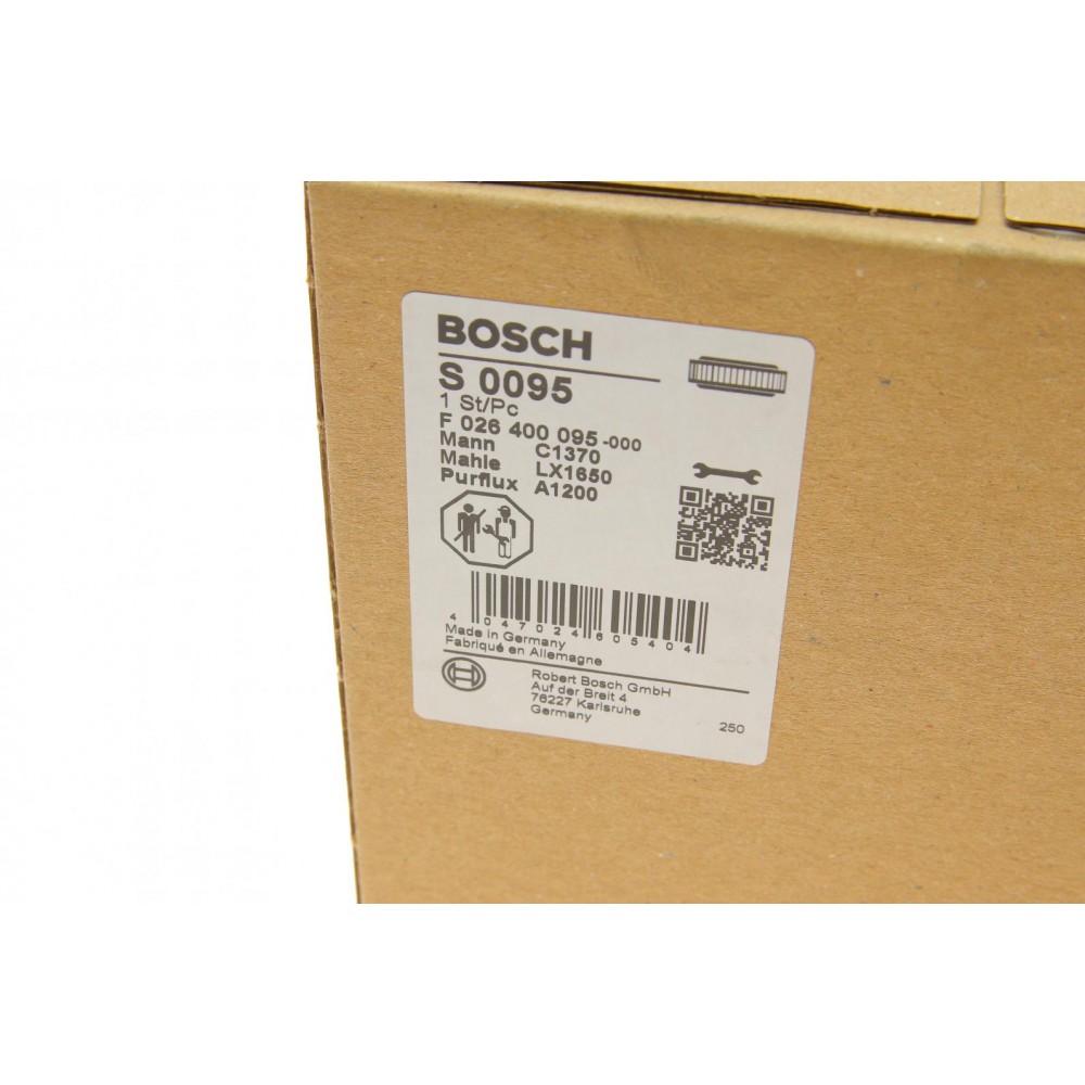 Фільтр повітряний BMW 3 (E90-E93) 1.6 03-13 (N43/N45)