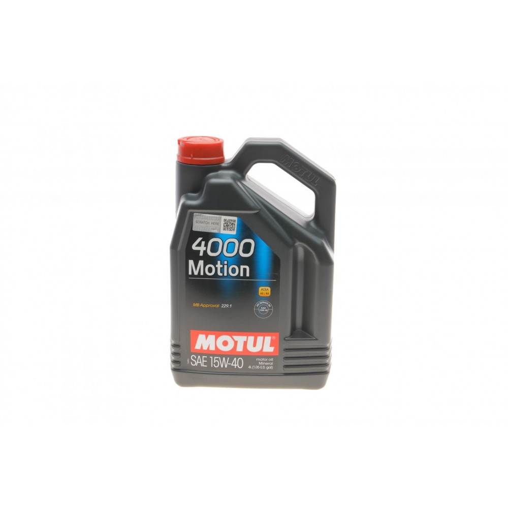 Олива 15W40 4000 Motion (4L) (МВ 229.1) (100294) знято з виробн