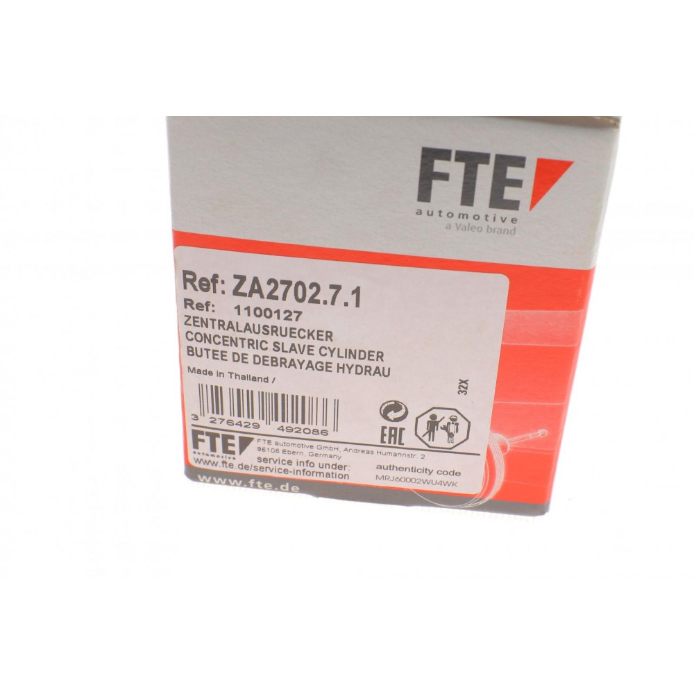 Підшипник вижимний Peugeot 4007/4008/Mitsubishi Outlander/Galant 1.8-2.4D 07- (d=27mm)