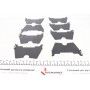 Колодки гальмівні (передні) Audi A4/A5/A6/VW Phaeton 02-17 (Brembo) (з датчиком) (95.5x74x16.4)
