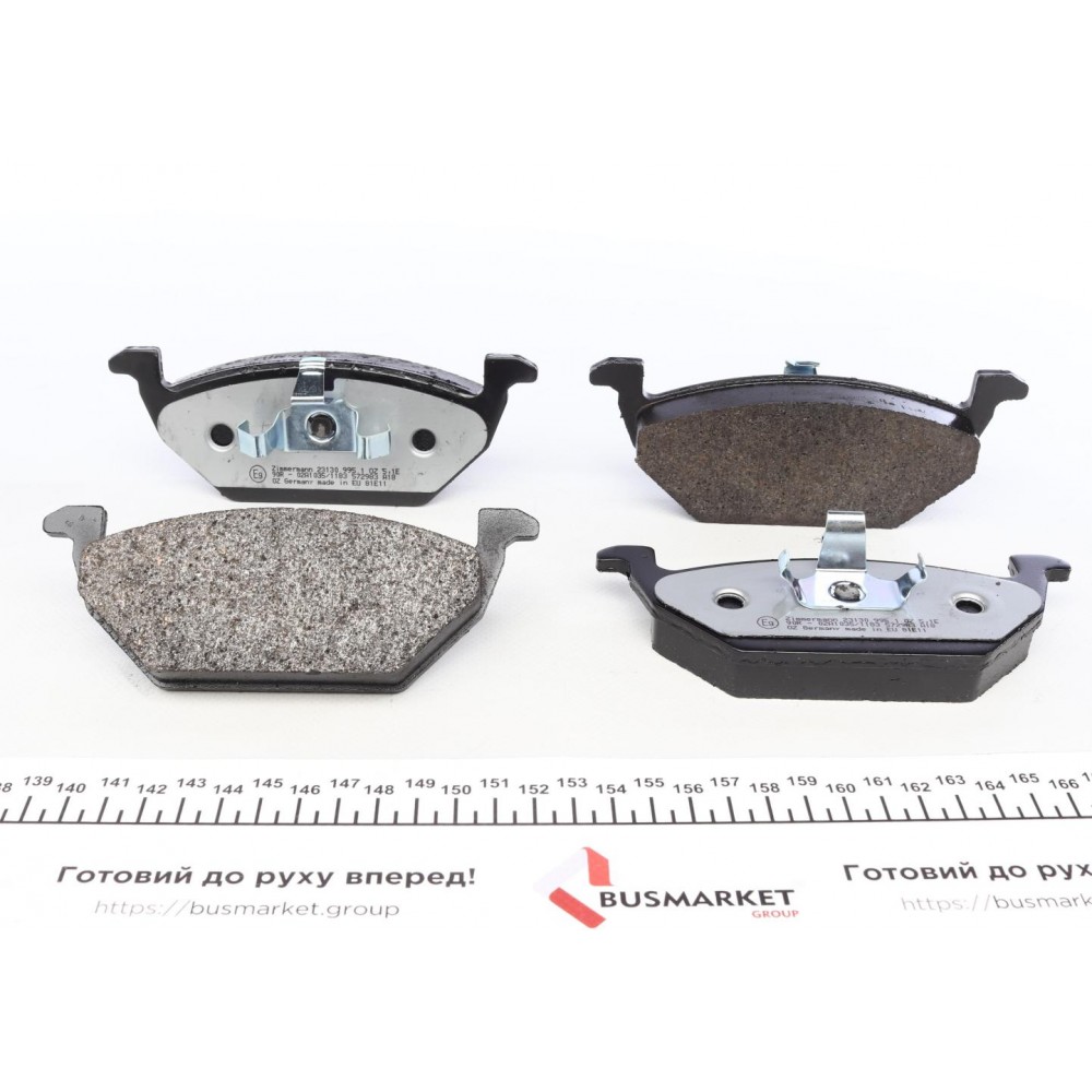 Колодки гальмівні (передні) Audi A3 97-03/Skoda Fabia/VW Golf 97-08 (Ate)(з низьким продукуванням пилу)