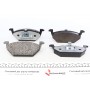 Колодки гальмівні (передні) Audi A3 97-03/Skoda Fabia/VW Golf 97-08 (Ate)(з низьким продукуванням пилу)