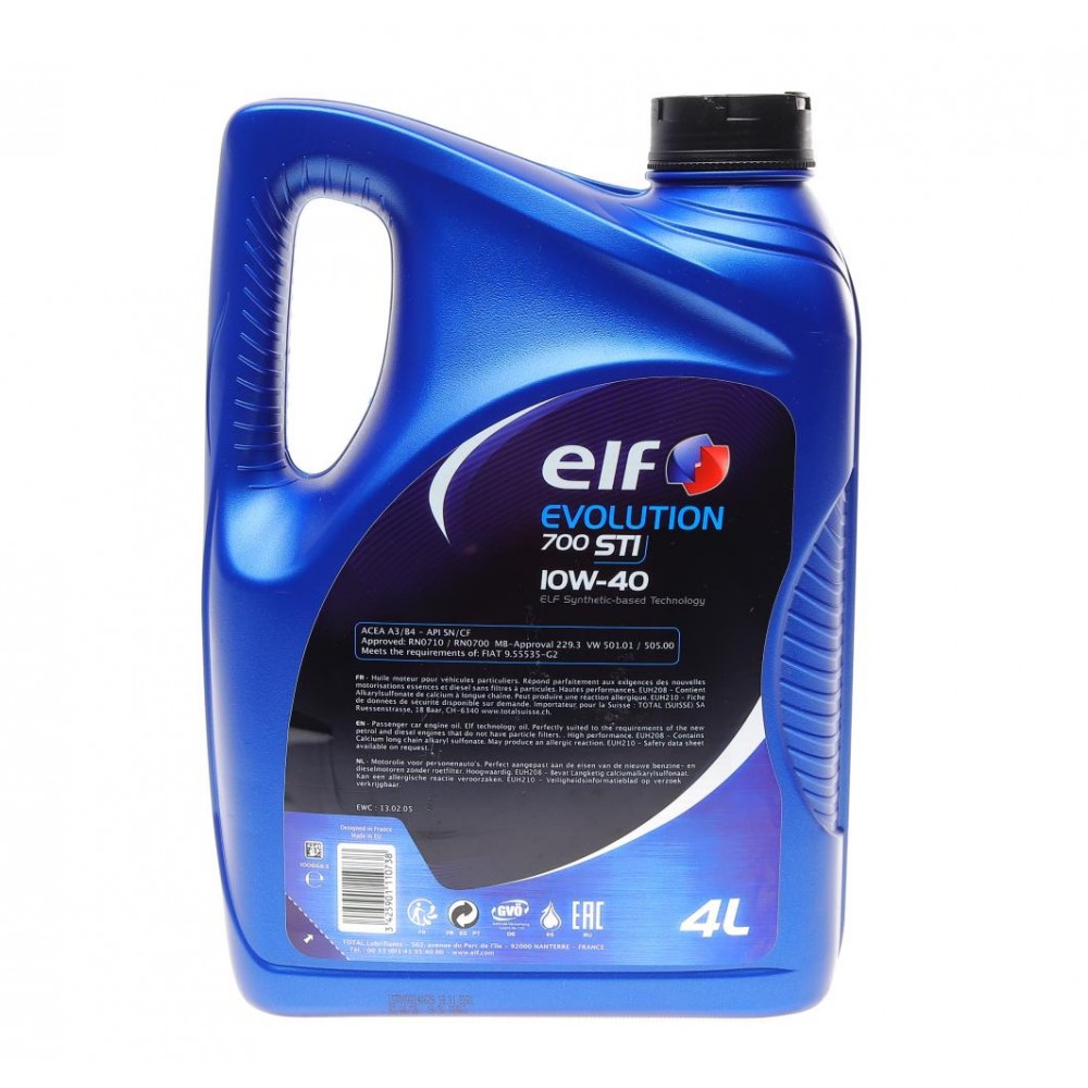 Олива 10W40 Evolution 700 STI (4L) (458478) (ACEA/A3/B4 API/SN/CF VW/501.01/505.00/MB 229.1)