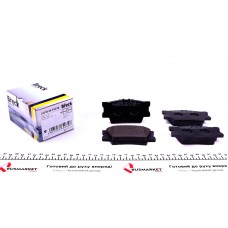 Колодки гальмівні (задні) Toyota Camry/Rav4/Lexus ES V/VI 06- (Akebono)
