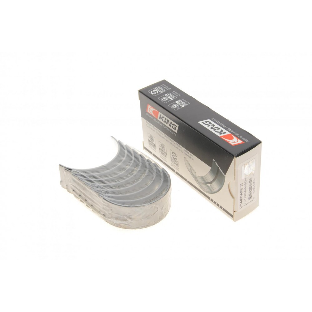 Вкладиші шатунні Ford Transit 2.4D/2.5D/TD -00 (+0.25) Bimetal (aluminum base)