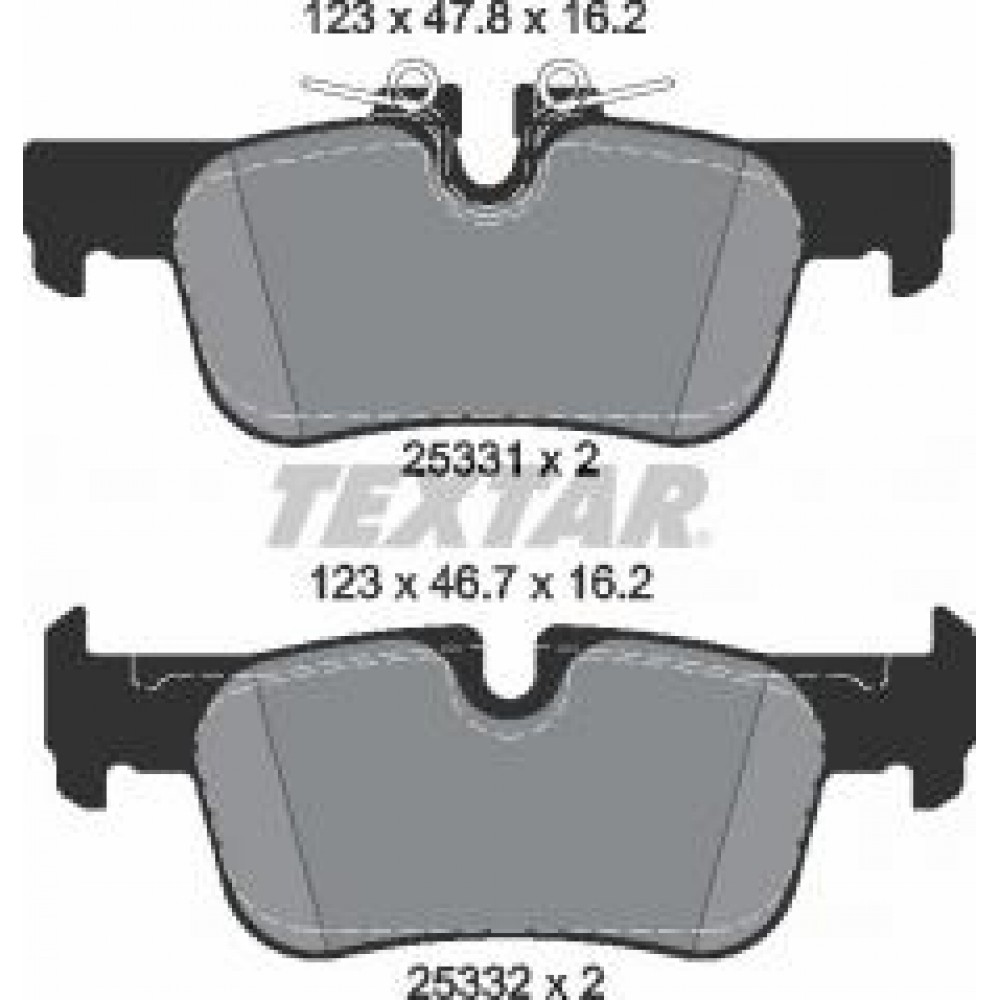 Колодки гальмівні (задні) BMW 2 (F44-46)/X1/i3 Hybrid 13- (Ate-Teves) Q+
