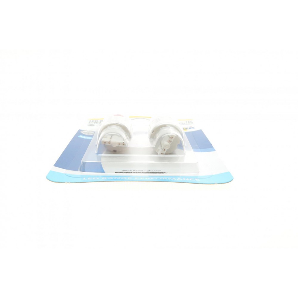 Автолампа W21/5W 12V 21/5W W3x16q (LED) (червона) (к-кт 2шт.)