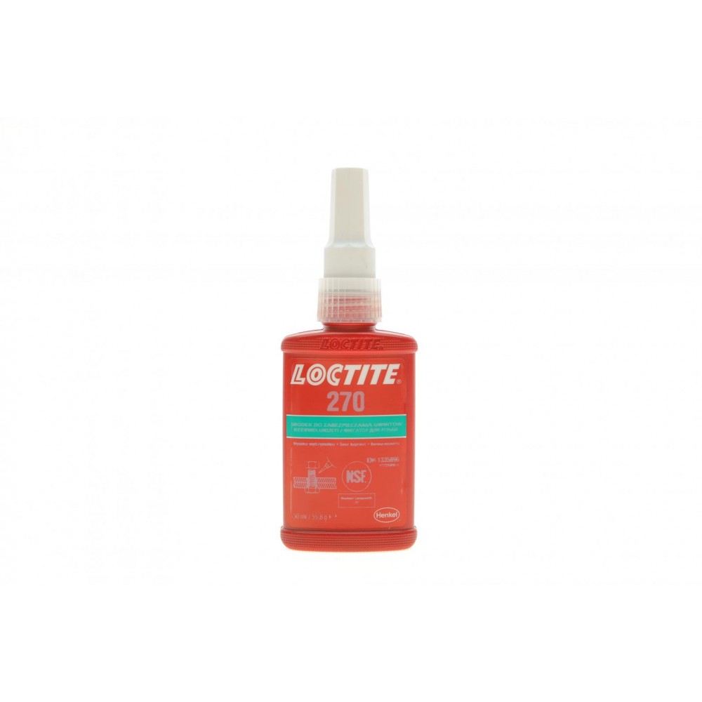 LOCTITE 270, 50ML Фіксатор різьби (зелений) (високої фіксації) макс. діаметр різьби М20