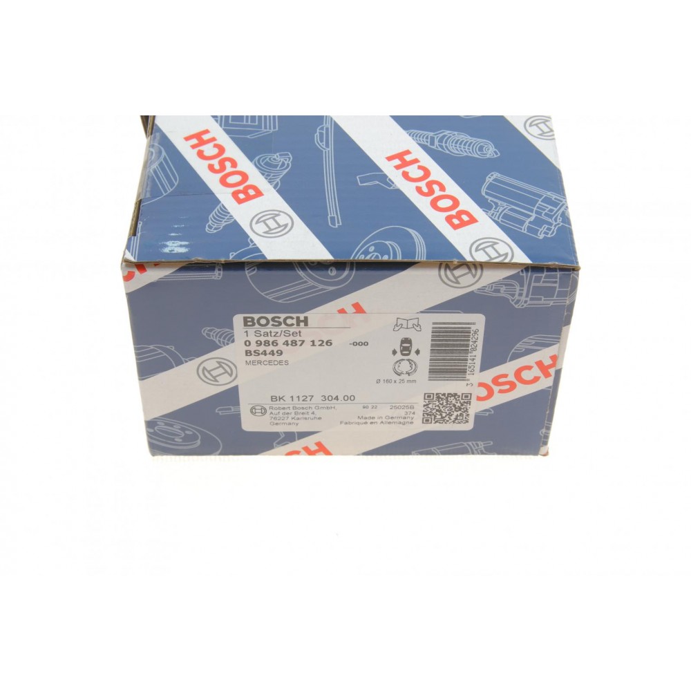 Колодки ручника MB S-class (W116/W126) 72-91 (160x25)