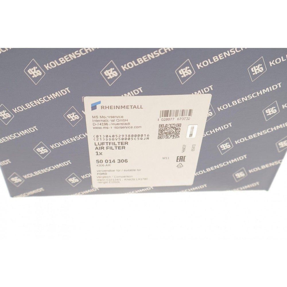 Фільтр повітряний Ford Connect 1.6TDCI 13-/Mazda 3 1.6TD 08-