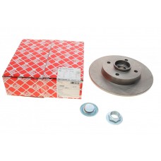 Диск гальмівний (задній) Citroen C3/C4 /Peugeot 207/307 05- (248.4х9) (d=30mm) (з підшипником) 