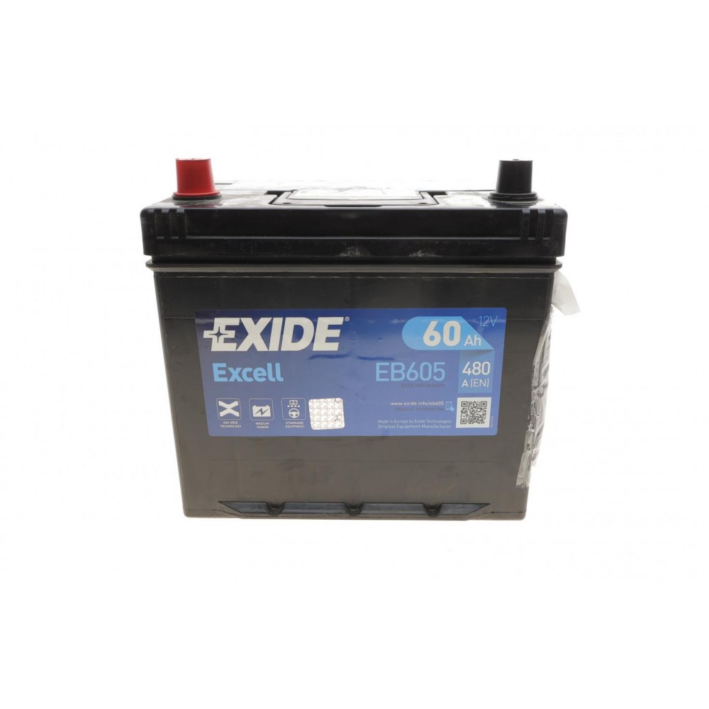 Акумуляторна батарея 60Ah/480A (230x173x222/+L/B01) Excell Азія