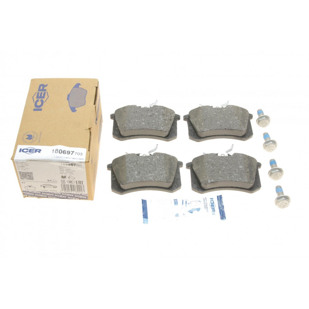 Колодки гальмівні (задні) Audi/Seat/Skoda Fabia/Octavia/VW Caddy/Passat 96-/Citroen/Peugeot 00-