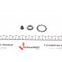 Ремкомплект циліндра зчеплення (робочого) BMW 3/5/7 (d=22,2mm)(ATE)