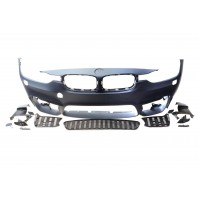 Бампер (передній) BMW 3 (F30/F80) 11-19 (M3-STYLE/с отв.фароомив. і п/тум.фар)