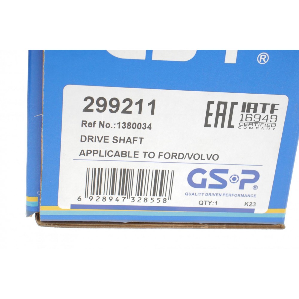 Піввісь (передня) Ford Galaxy/Mondeo 1.6-2.2 TDCi 06-15 (L) (40x26x603)