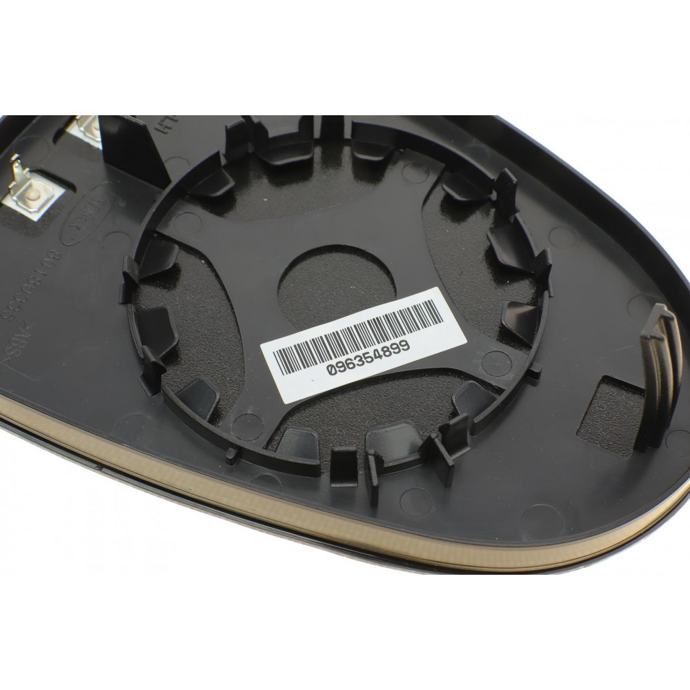 Скло дзеркала (з підігрівом) Seat Ibiza/Leon 05- (L)